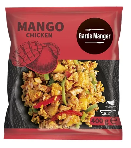Dārzeņu maisījums ar mango un vistu 400g, Garde Manger