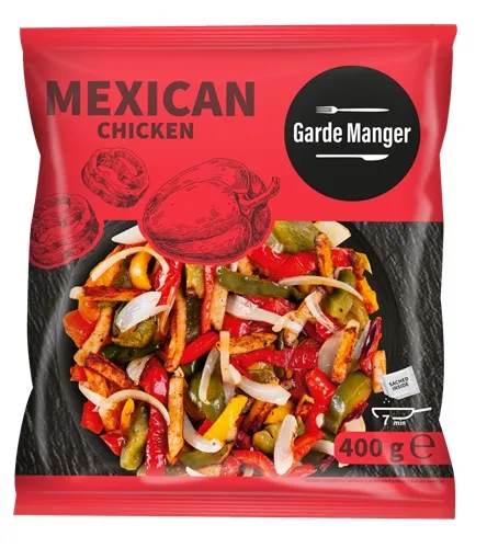 Dārzeņu maisījums Meksikāņu gaumē ar vistu 400g, Garde Manger