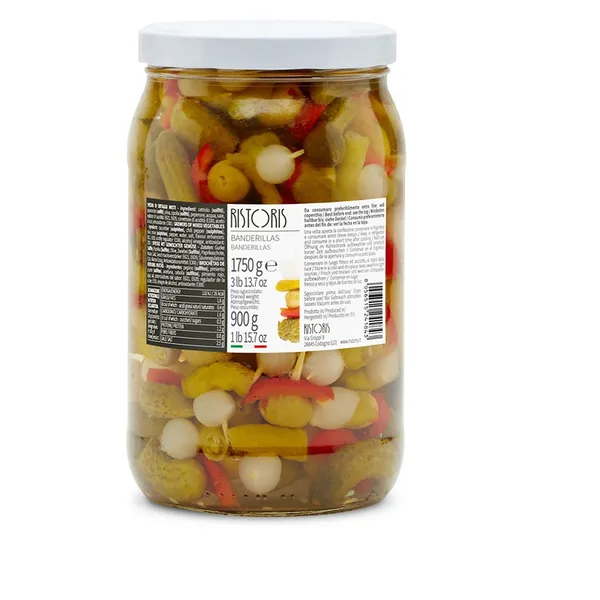 Dārzeņu maisījums uz iesmiņiem RISTORIS, 1900g/1000g