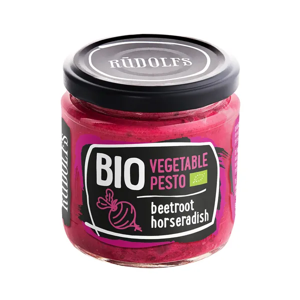 Dārzeņu pesto RŪDOLFS BIO biete, mārrutki 180g