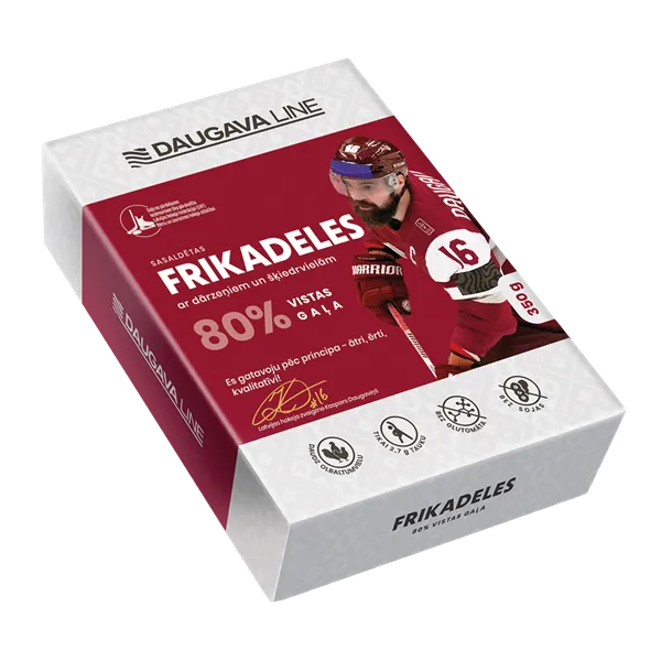 DAUGAVA LINE Vistas gaļas frikadeles (vistas gaļa 80%) 350g