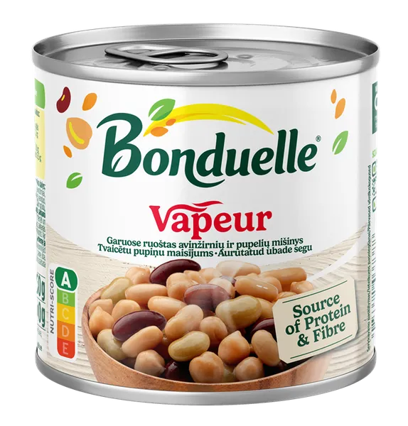 Dažādu pupiņu un turku zirņu maisījums Vapeur BONDUELLE 310g