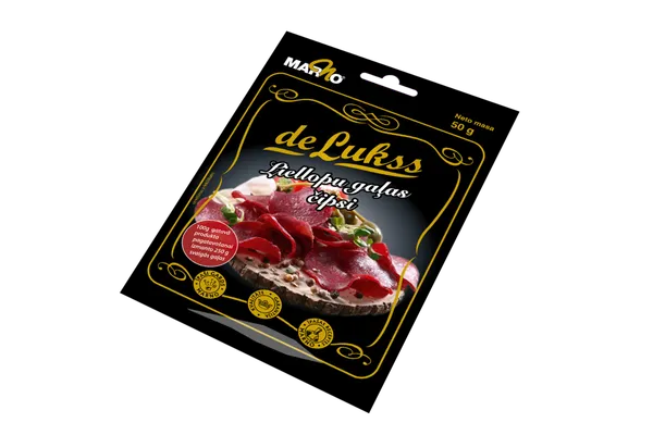 De Lukss Liellopu gaļas čipši 50g