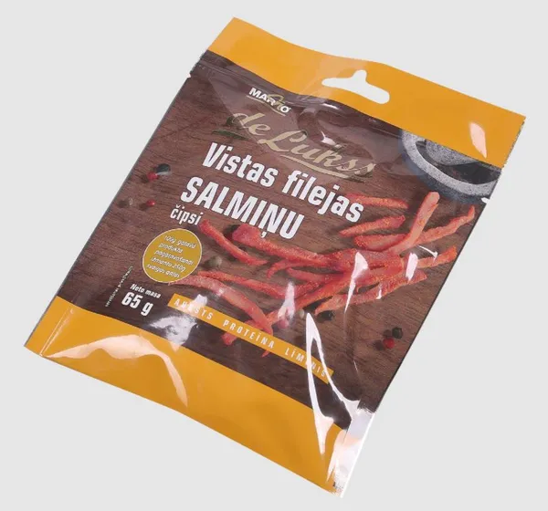 Vistas salmiņu čipši De Lukss 65g