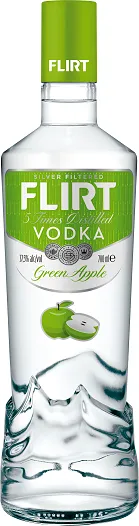 Degvīns Flirt ar zaļo ābolu garšu 37.5%, 0.7 l