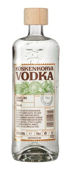 Degvīns KOSKENKORVA Lemon Lime Yarrow, 37,5%, 0.7l