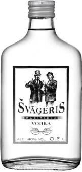 Degvīns Švāģeris Vodka 37.5% 0.2l PET