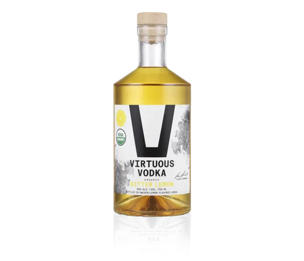 Degvīns VIRTUOUS Organic Bitter Lemon, 38%, 0.7l