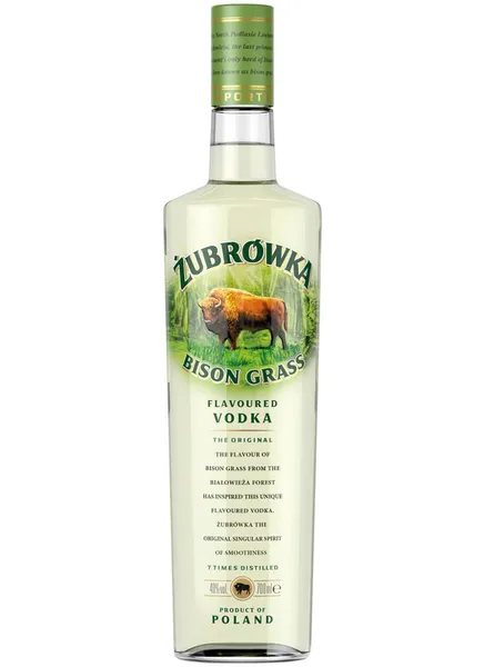 Degvīns ZUBROWKA Bison Grass, 37,5%, 0.7l