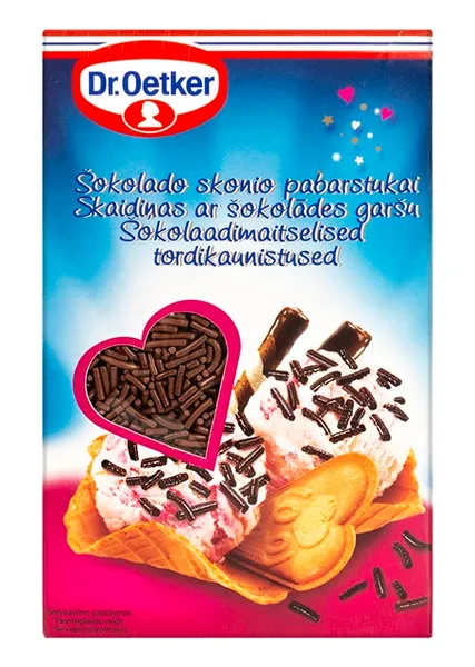 Dekors šokolādes graudiņi DR.OETKER 80g