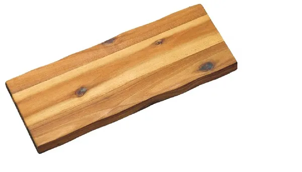 Dēlis griešanai - paplāte, akācijas koks, 38 x 14,5 cm, H 1,5 cm