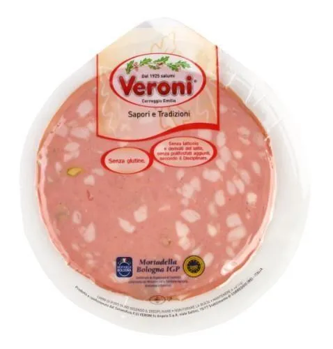 Desa sagriezta VERONI Mortadella, ar pistācijam, 180g
