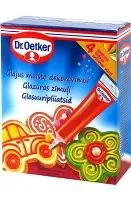 Deserta dekoratīvie glazūras zīmuļi Dr.Oetker, 76g