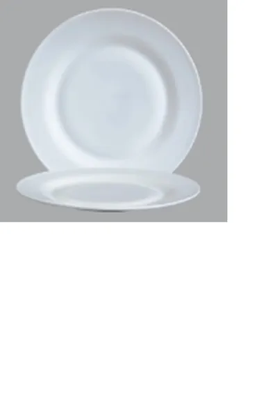 Deserta šķīvis LAVARIO, baltā sērija, D20cm, opālstikls