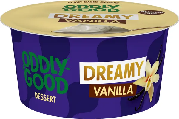 Deserts uz augu bāzes ODDLYGOOD Dreamy, ar vaniļas garšu, 130g