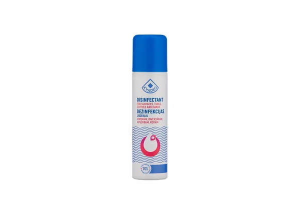 Dezinfekcijas līdzeklis KVADRO, virsmām, inventāram, apģērbam, rokām, 150ml