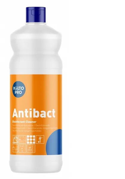 Dezinfekcijas līdzeklis vispārējai tīrīšanai Antibact 1 l, Kiilto PRO