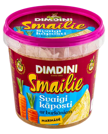 Svaigi kāposti Smailie mar. ar burkāniem 650 g