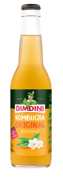 DIMDIŅI Kombuča dzēriens, 330 ml (DEP)