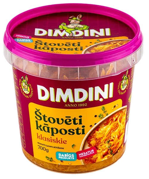 Kāposti štovēti 700g spainītī