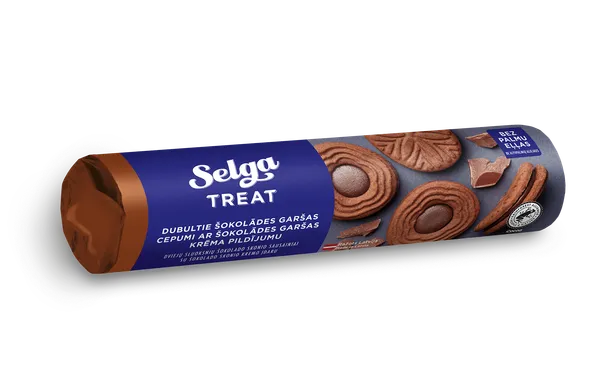 Cepumi Selga Treat dubultie šok.ar šok.krēma pildījumu 205g
