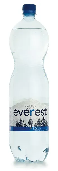 Dzeramais ūdens EVEREST gāzēts 1,5L D