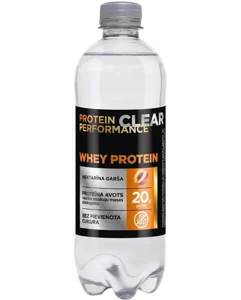 Dzēriens PROTEIN PERFORMANCE, Nektarīnu garša., PET, 0.5l (DEP)