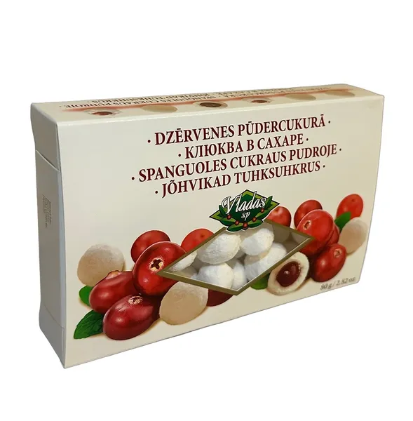 Dzērvenes pūdercukurā 80g