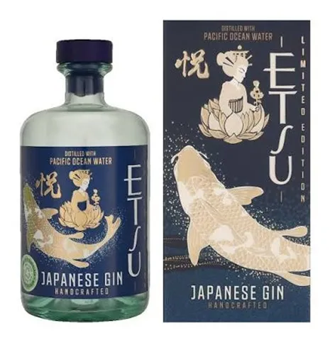 Džins ETSU Pacific Ocean Water, kastē, 45%, 0.7l