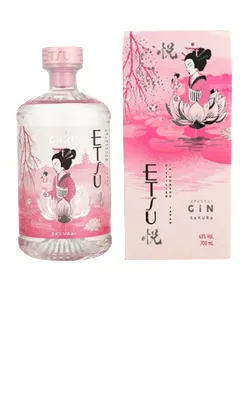 Džins ETSU Sakura, kastē, 43%, 0.7l