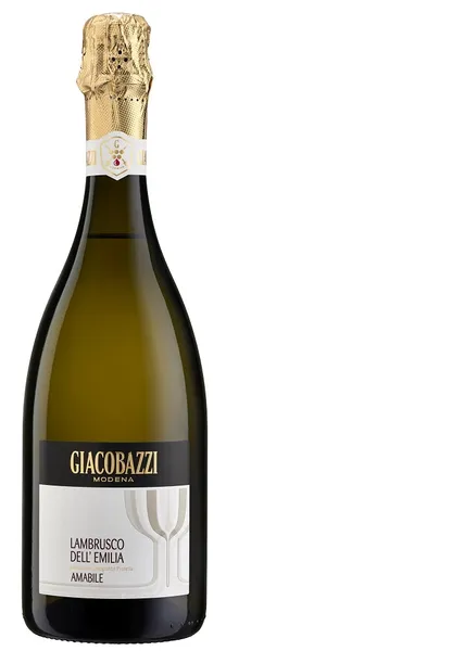 Dzirkstošais baltvīns GIACOBAZZI, Lambrusco Emilia, salds, 7,5%, 0.75l