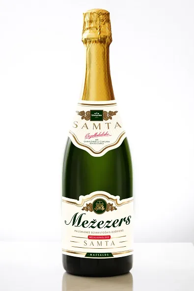 Dzirkstošais dzēriens MEŽEZERS Samta, 0.75 l (DEP)