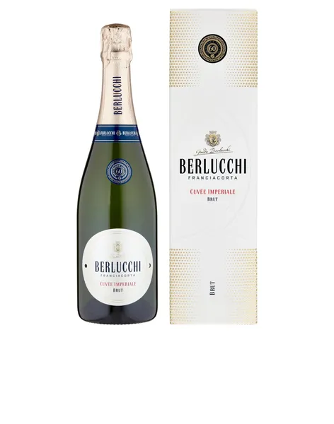 Dzirkstošais vīns BERLUCCHI Cuvée Imperiale Franciacorta, Brut, kastē, 12,5%, 0.75l