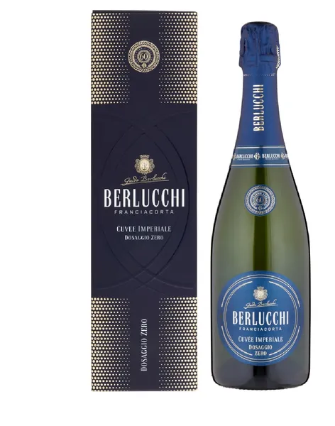 Dzirkstošais vīns BERLUCCHI Cuvée Imperiale Franciacorta Dosaggio Zero, Brut, kastē, 12,5%, 0.75l