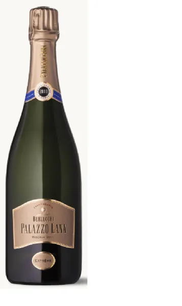 Dzirkstošais vīns BERLUCCHI Palazzo Lana Franciacorta Riserva Extreme 2011, Extra Brut, 12,5%, 0.75l
