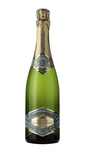 Dzirkstošais vīns CHATEAU MONTGUERET, Cremant De Loire, brut, 11.5%, 0.75l