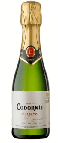 Dzirkstošais vīns Codorniu Clasico Cava Brut 11,5% 0,20l