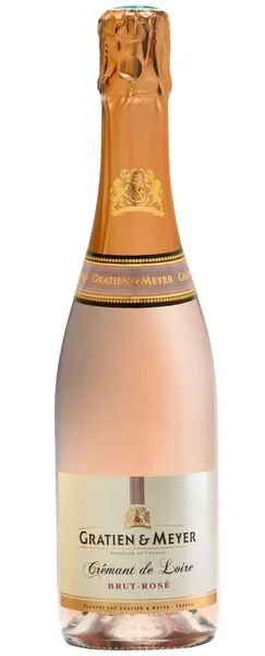 Dzirkstošais vīns GRATIEN&MEYER Cremant De Loire AOC Rose, sauss, 12%, 0.75l