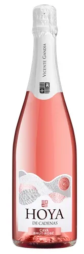 Dzirkstošais vīns HOYA DE CADENAS Rose, brut, 12%, 0.75l