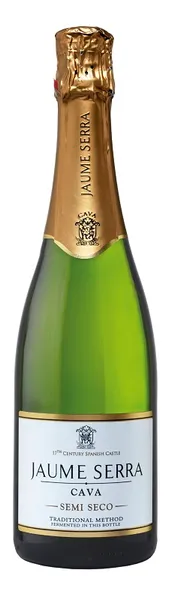 Dzirkstošais vīns JAUME SERRA Cava Semi Seco, pussauss, 11,5%, 0.75l