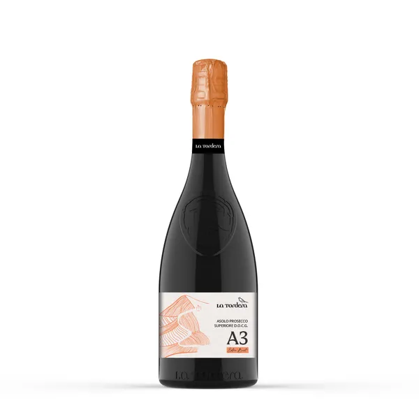 Dzirkstošais vīns LA TORDERA A3 Asolo Prosecco Superiore DOCG, Extra brut, 11% - 11,5%, 0.75l