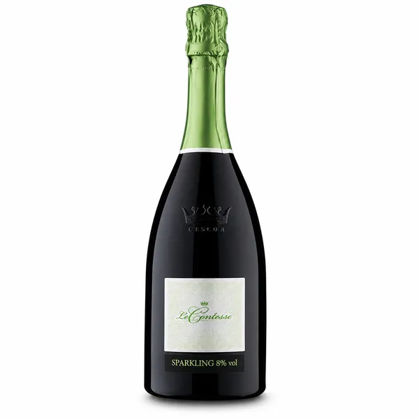 Dzirkstošais vīns LE CONTESSE Aromatizzato di Prodotti Vitivinicoli, sauss, 8%, 0.375l
