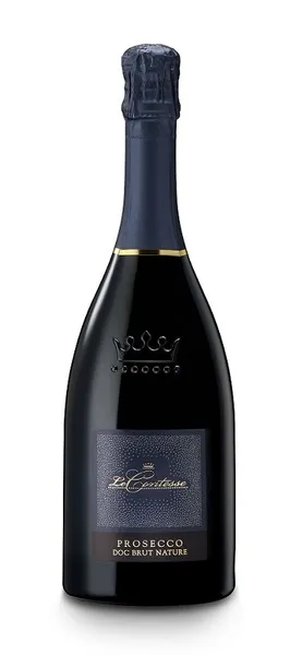 Dzirkstošais vīns LE CONTESSE Prosecco DOC Treviso, Brut Nature, 11%, 0.75l