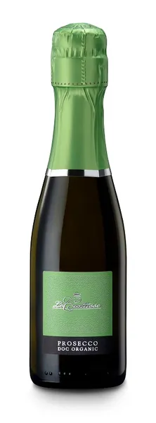 Dzirkstošais vīns LE CONTESSE Prosecco Doc Treviso, Brut Organic, 11%, 0.2l