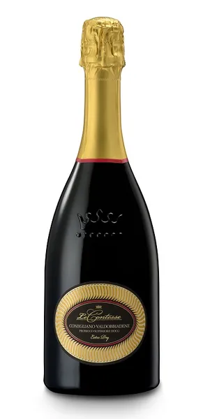 Dzirkstošais vīns LE CONTESSE Prosecco DOCG Treviso, extra sauss, 11%, 0.75l