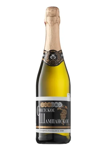 Dzirkstošais vīns SOVETSKOJE ŠAMPANSKOJE, salds, 11,5%, 0.75 l