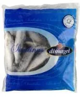 Eiropas sardīnes, saldētas, 60-115g, bez glazūras, 1 kg