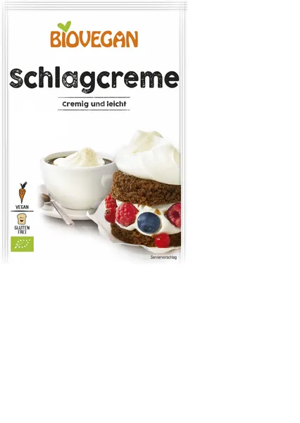 Ekoloģisks vegāniskais putukrējuma maisījums BIOVEGAN, 54g