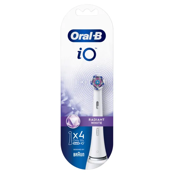 Elektriskās zobu birstes uzgalis ORAL-B iO Radiant White, 4 gab.
