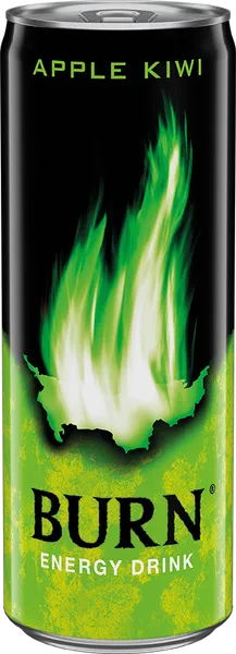 Enerģijas dzēriens BURN Apple Kiwi, bundžā, 0.25l (DEP)